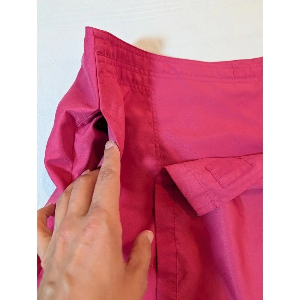 IZOD Golf Skort Womens 12 Hot Pink Pleated Front‎ Pockets Golfing
